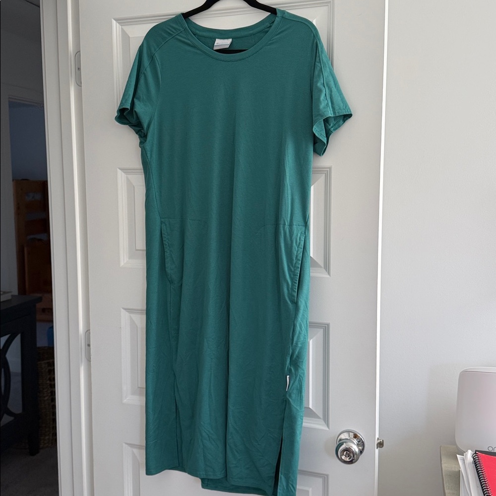 Columbia Green Midi Dress